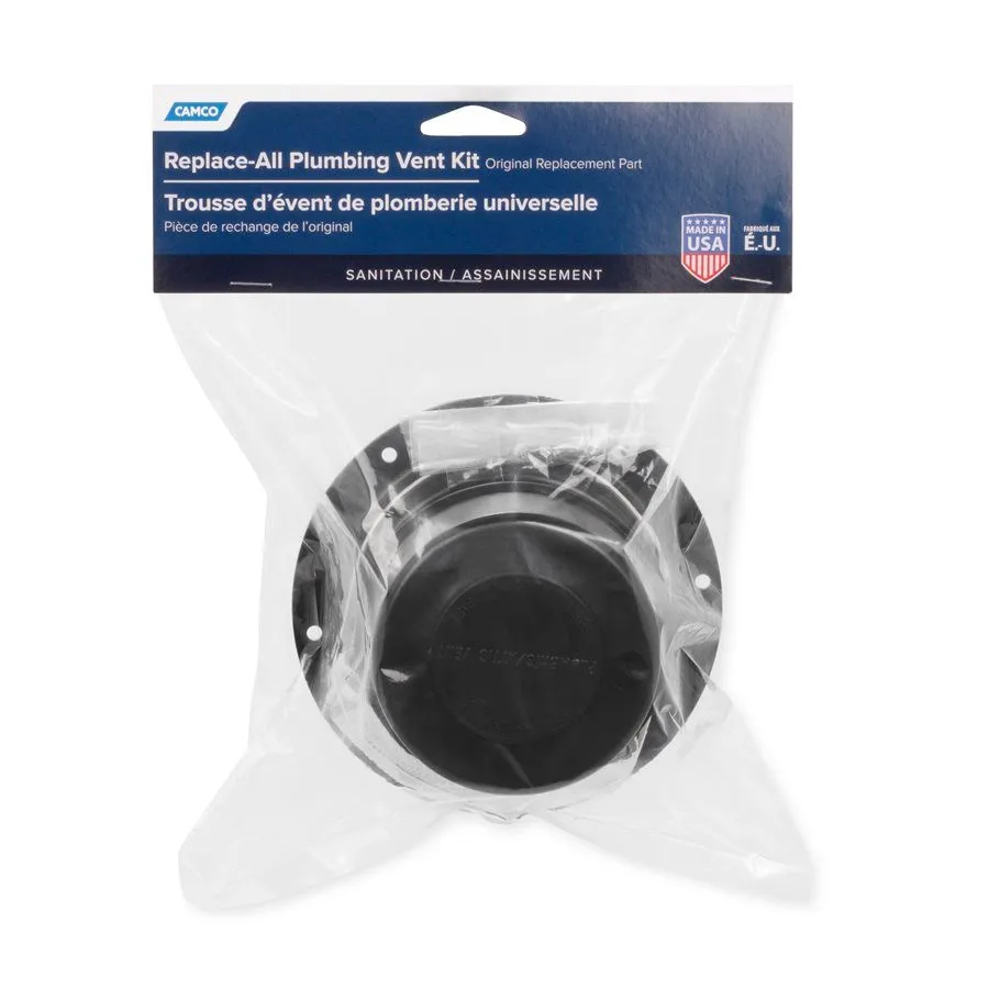 Replace-All Plumb Vent Kit Blk